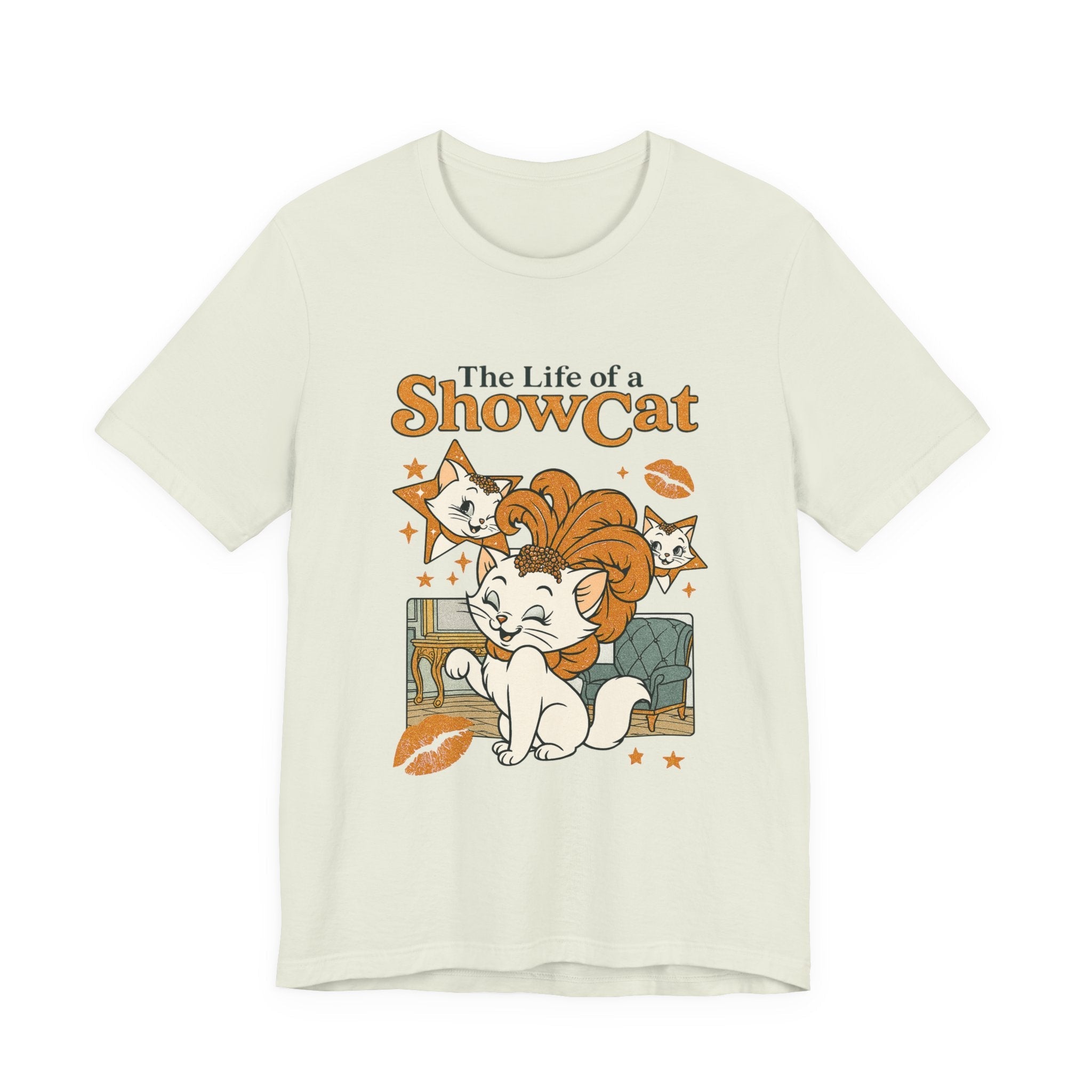 The Life of A ShowCat Shirt, Showgirl Shirt, Cat Tee by Printify