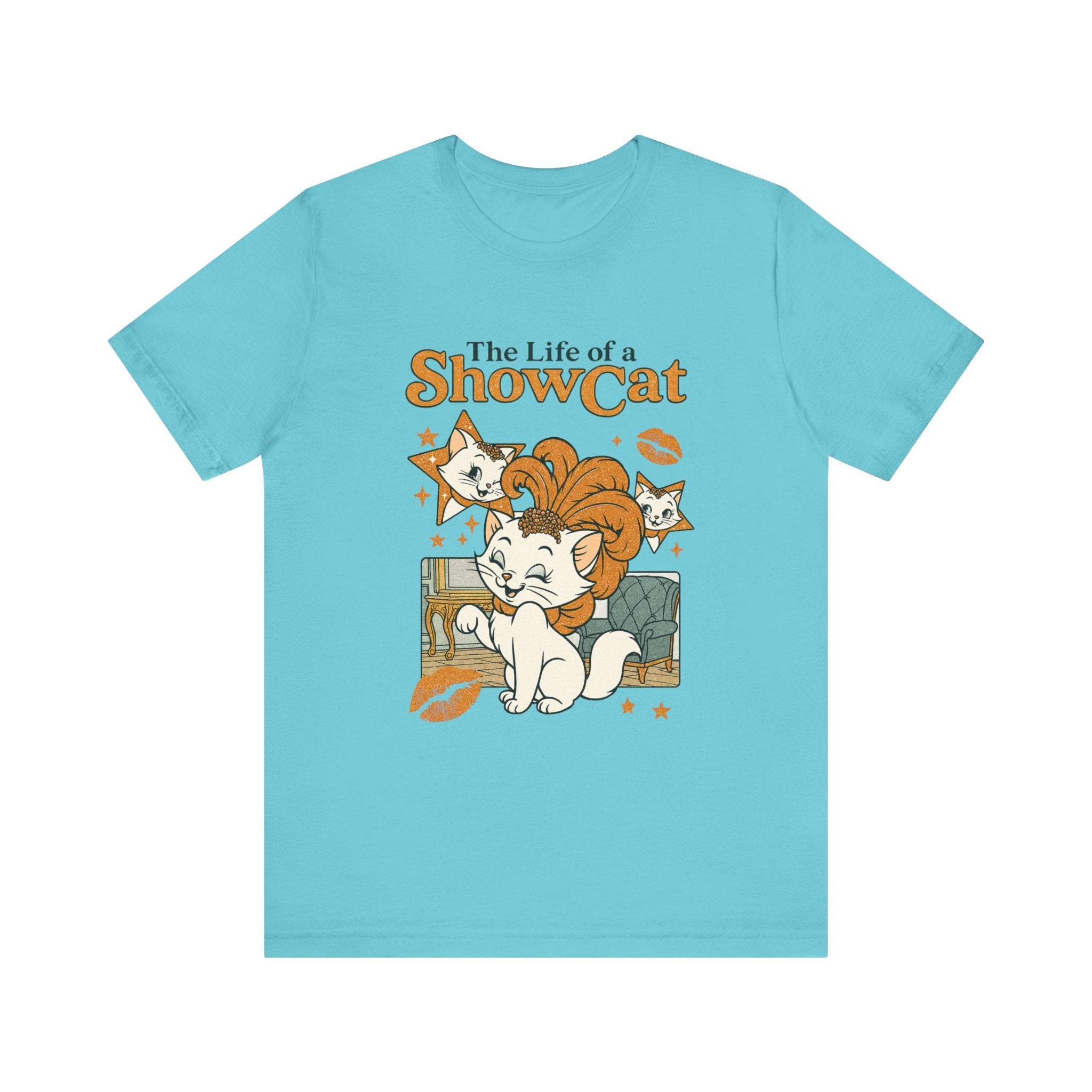 The Life of A ShowCat Shirt, Showgirl Shirt, Cat Tee by Printify