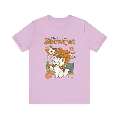 The Life of A ShowCat Shirt, Showgirl Shirt, Cat Tee - Popbydesign