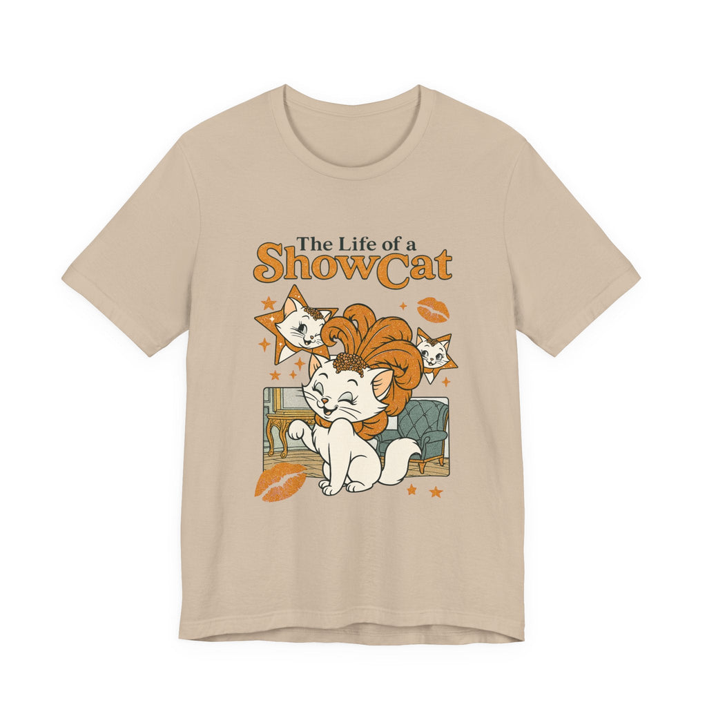 The Life of A ShowCat Shirt, Showgirl Shirt, Cat Tee by Printify