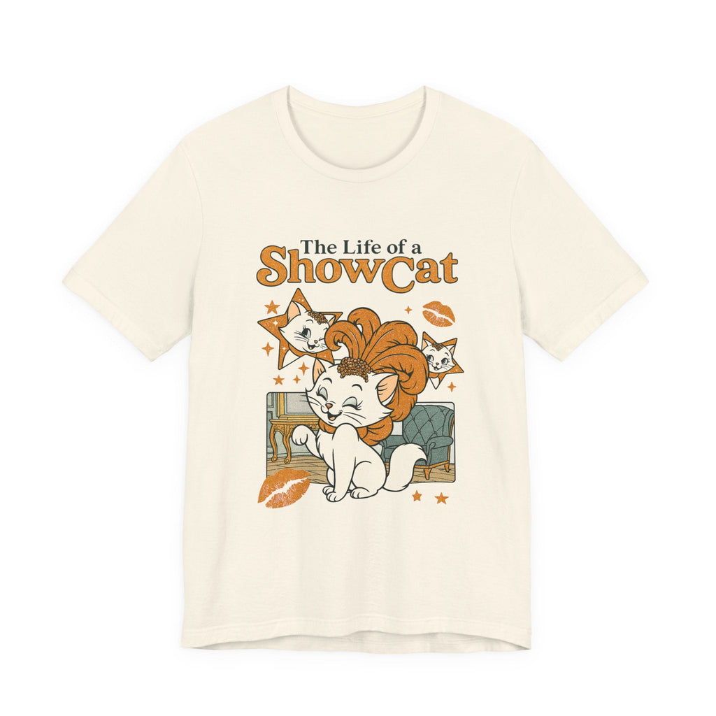 The Life of A ShowCat Shirt, Showgirl Shirt, Cat Tee by Printify