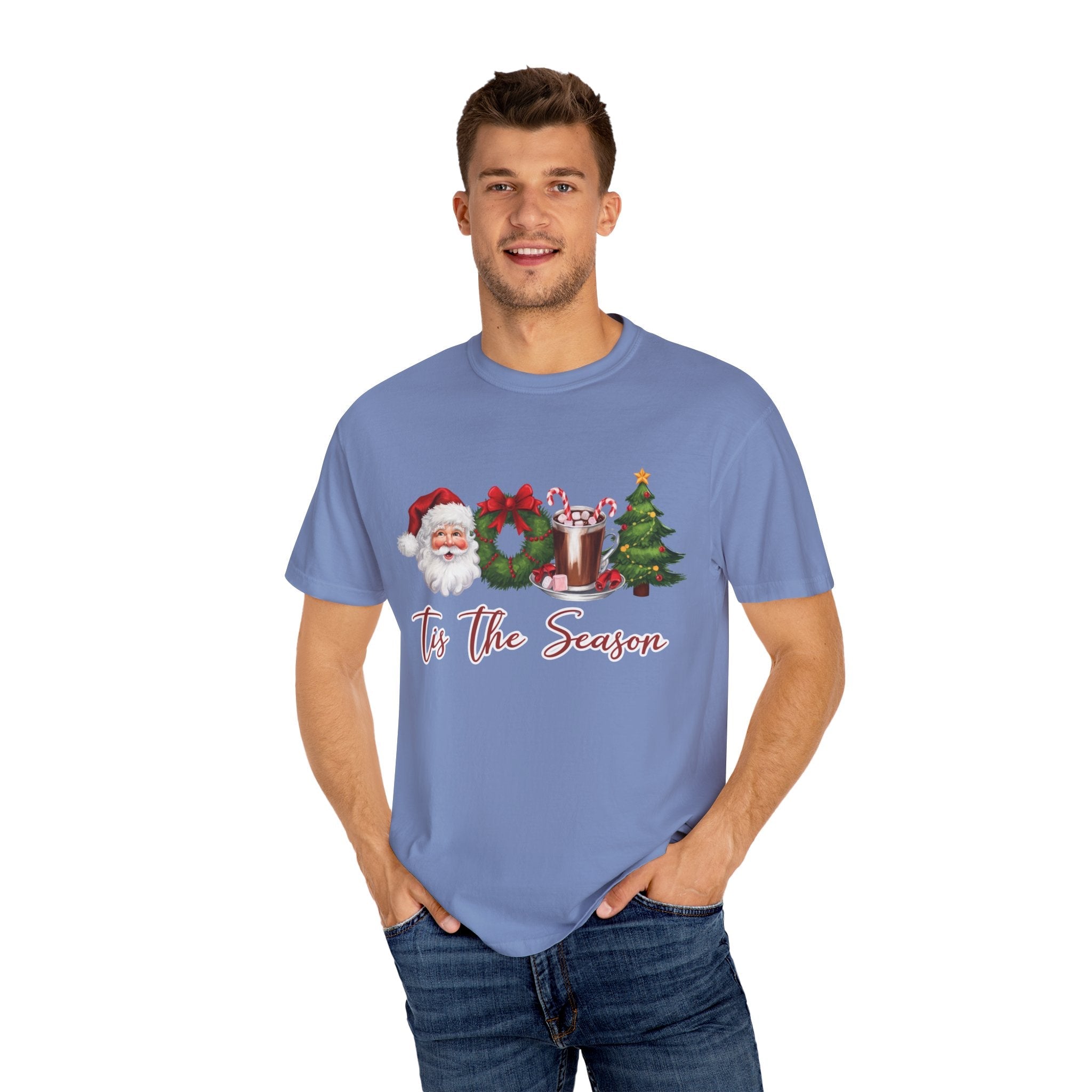 Tis the Season, Retro Christmas, Santa Claus Watercolor Christmas by PopCultureByDesign36