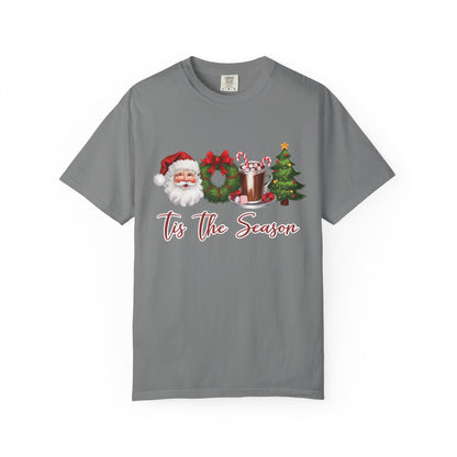 Tis the Season, Retro Christmas, Santa Claus Watercolor Christmas - Popbydesign