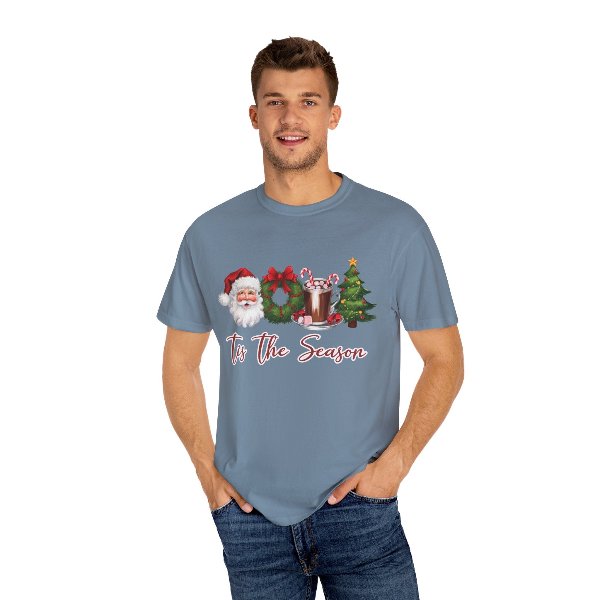 Tis the Season, Retro Christmas, Santa Claus Watercolor Christmas by PopCultureByDesign36