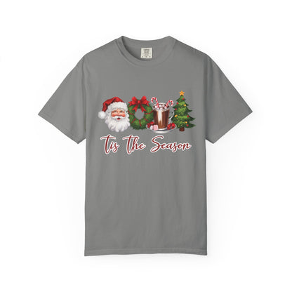 Tis the Season, Retro Christmas, Santa Claus Watercolor Christmas - Popbydesign