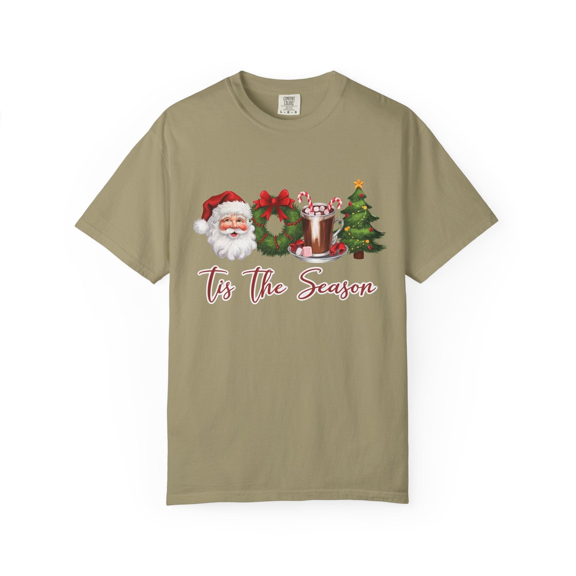 Tis the Season, Retro Christmas, Santa Claus Watercolor Christmas - Popbydesign