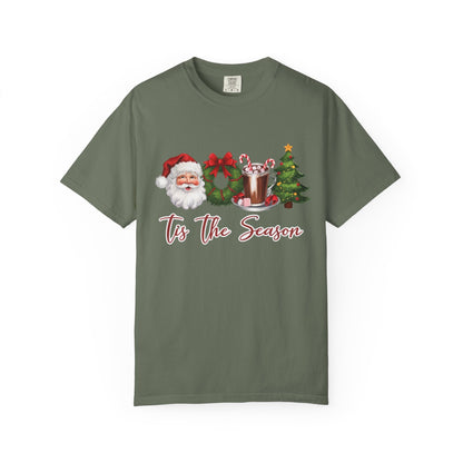 Tis the Season, Retro Christmas, Santa Claus Watercolor Christmas - Popbydesign