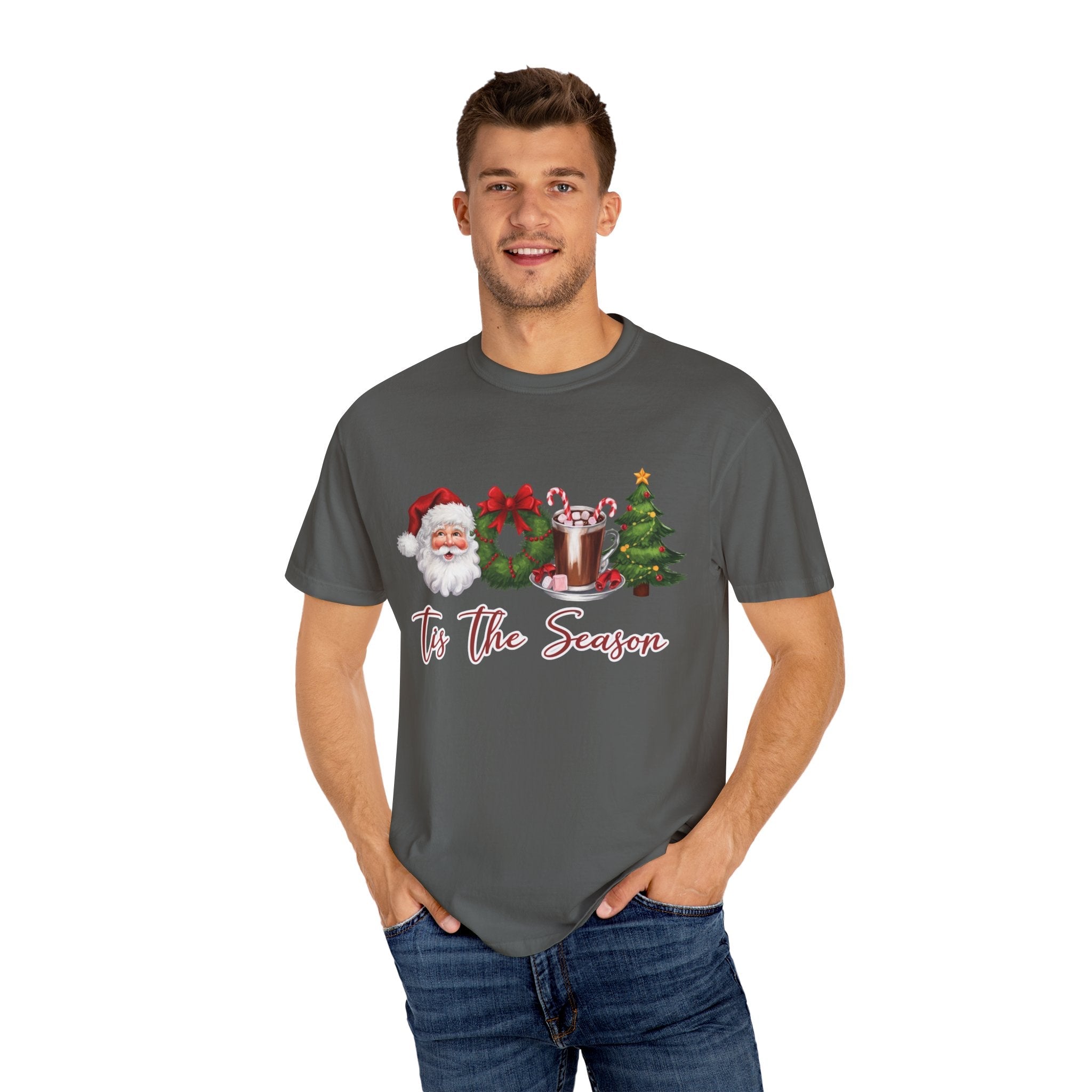 Tis the Season, Retro Christmas, Santa Claus Watercolor Christmas by PopCultureByDesign36