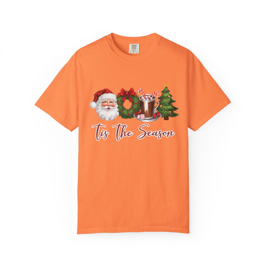Tis the Season, Retro Christmas, Santa Claus Watercolor Christmas - Popbydesign