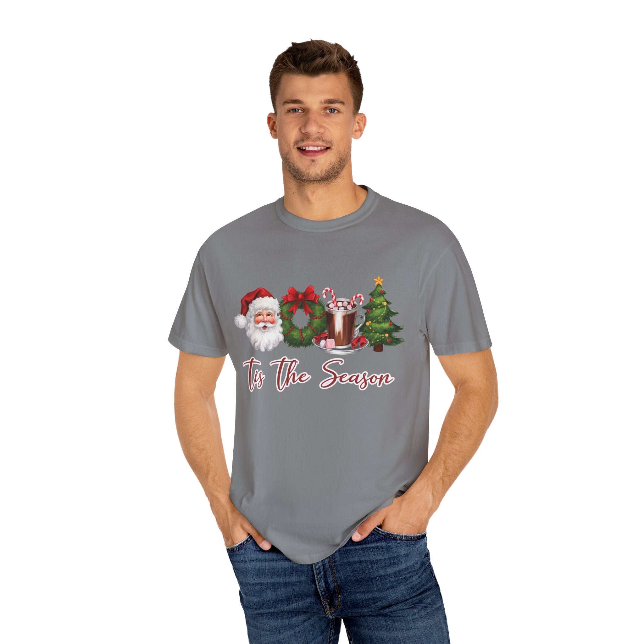 Tis the Season, Retro Christmas, Santa Claus Watercolor Christmas by PopCultureByDesign36