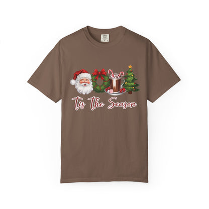 Tis the Season, Retro Christmas, Santa Claus Watercolor Christmas - Popbydesign