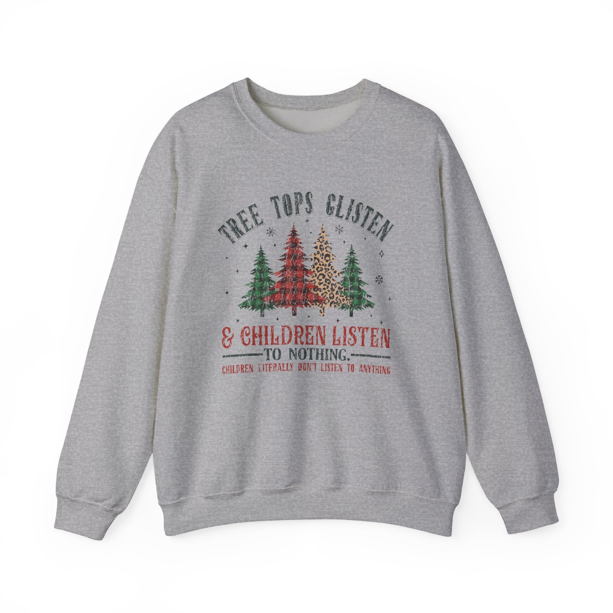 Tree Tops Glisten Sweatshirt, Christmas Sweatshirt by PopCultureByDesign36