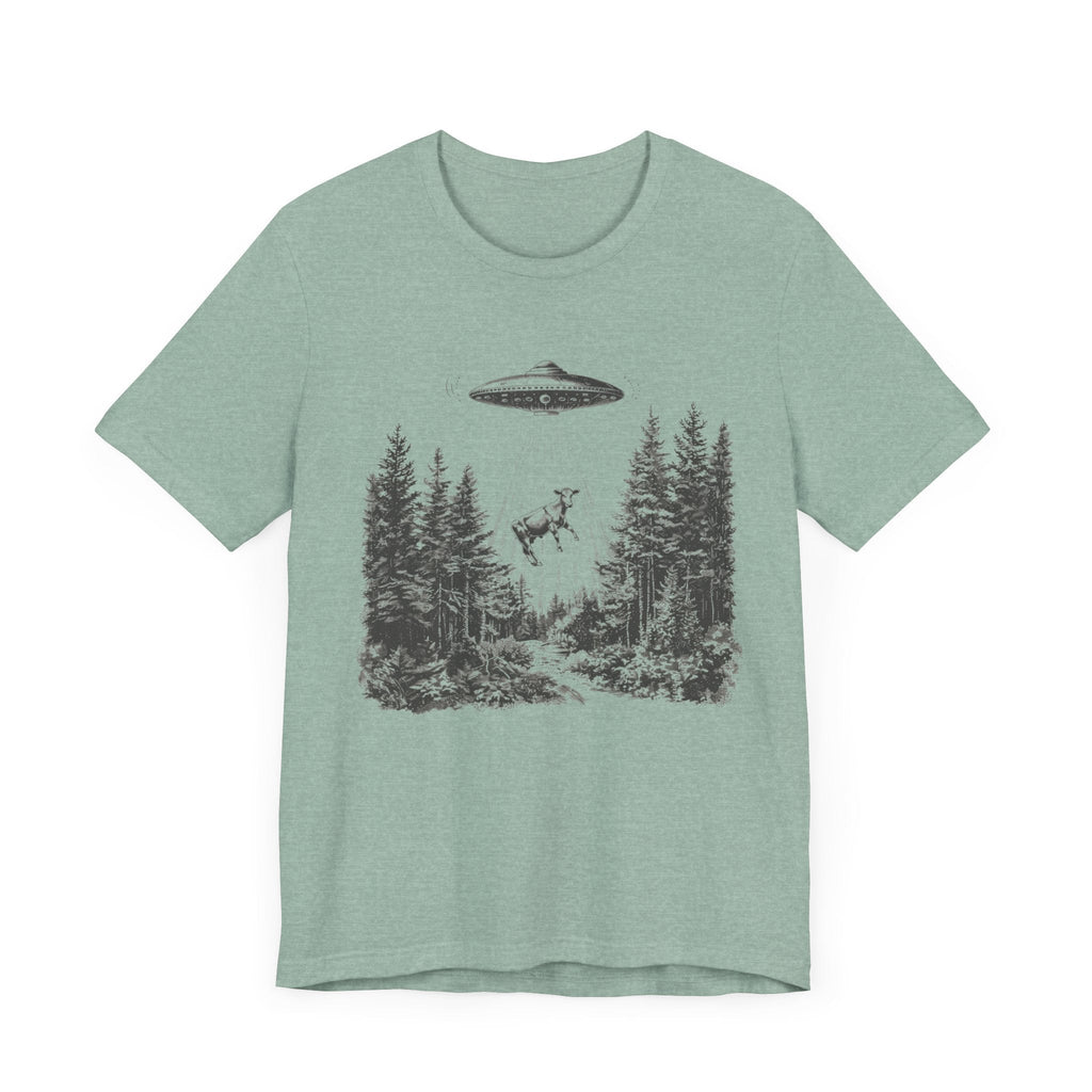 Ufo Cow Shirt, Retro T-Shirt, Vintage Cow Ufo TShirt, Ufo Graphic Tee by PopCultureByDesign36