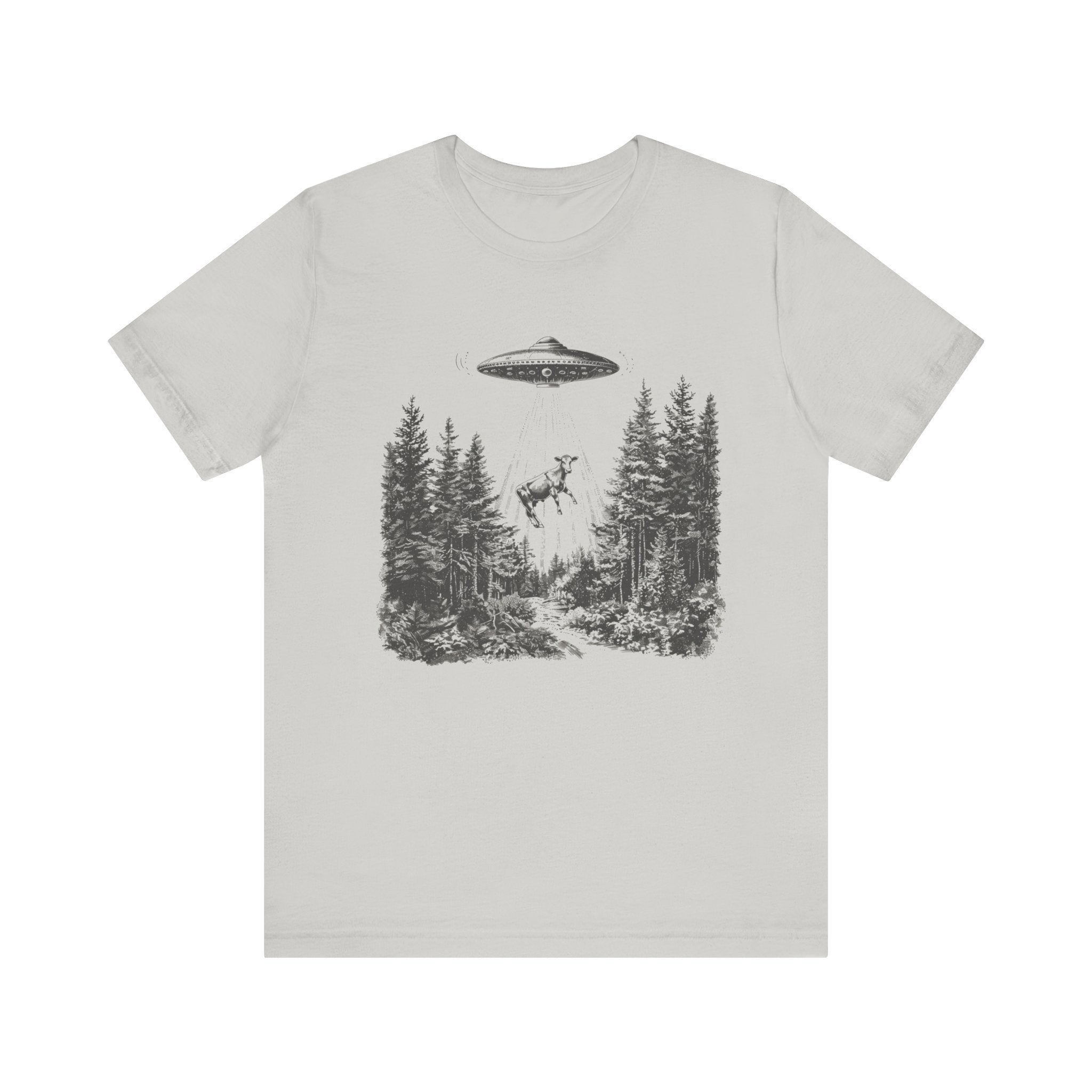 Ufo Cow Shirt, Retro T-Shirt, Vintage Cow Ufo TShirt, Ufo Graphic Tee by PopCultureByDesign36