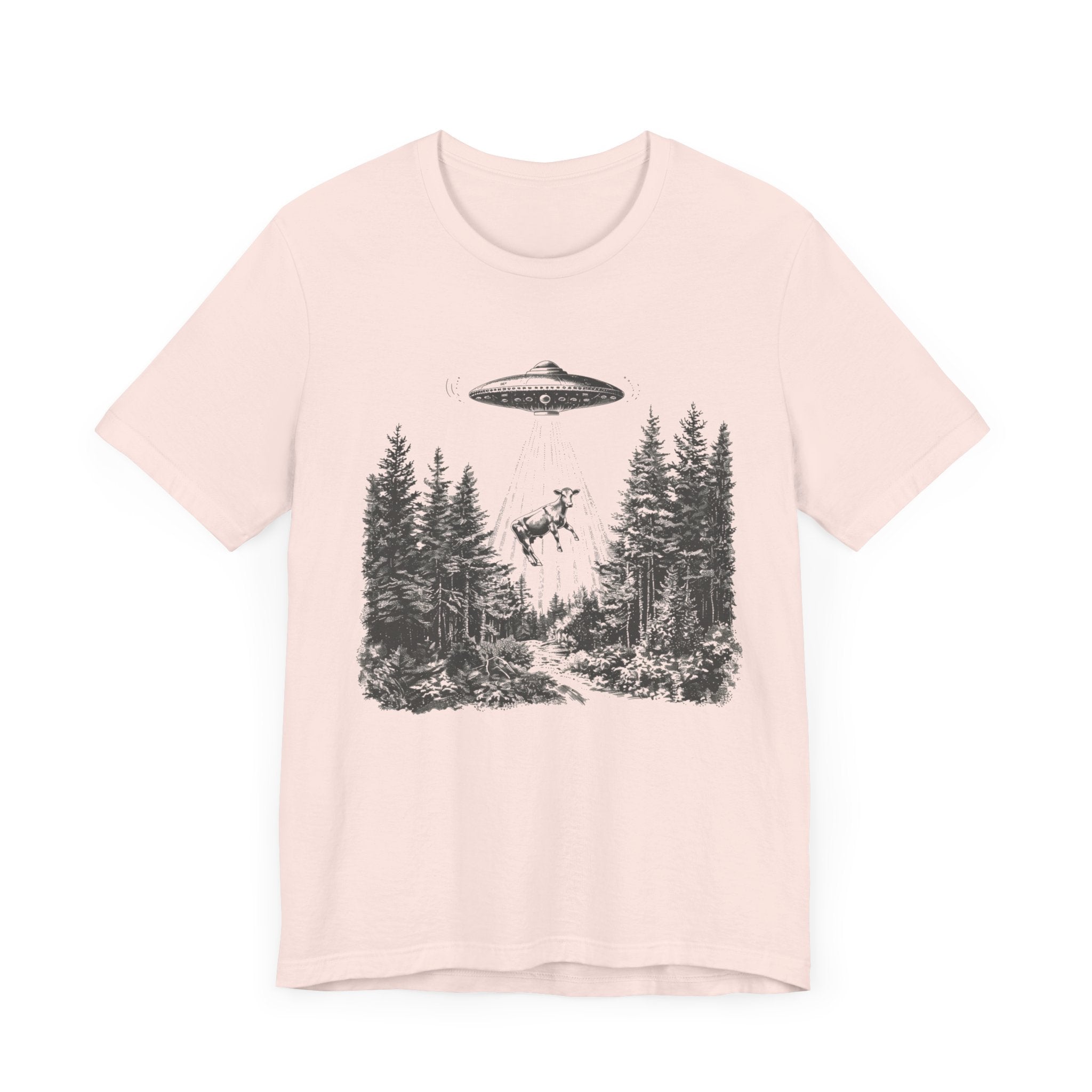 Ufo Cow Shirt, Retro T-Shirt, Vintage Cow Ufo TShirt, Ufo Graphic Tee by PopCultureByDesign36