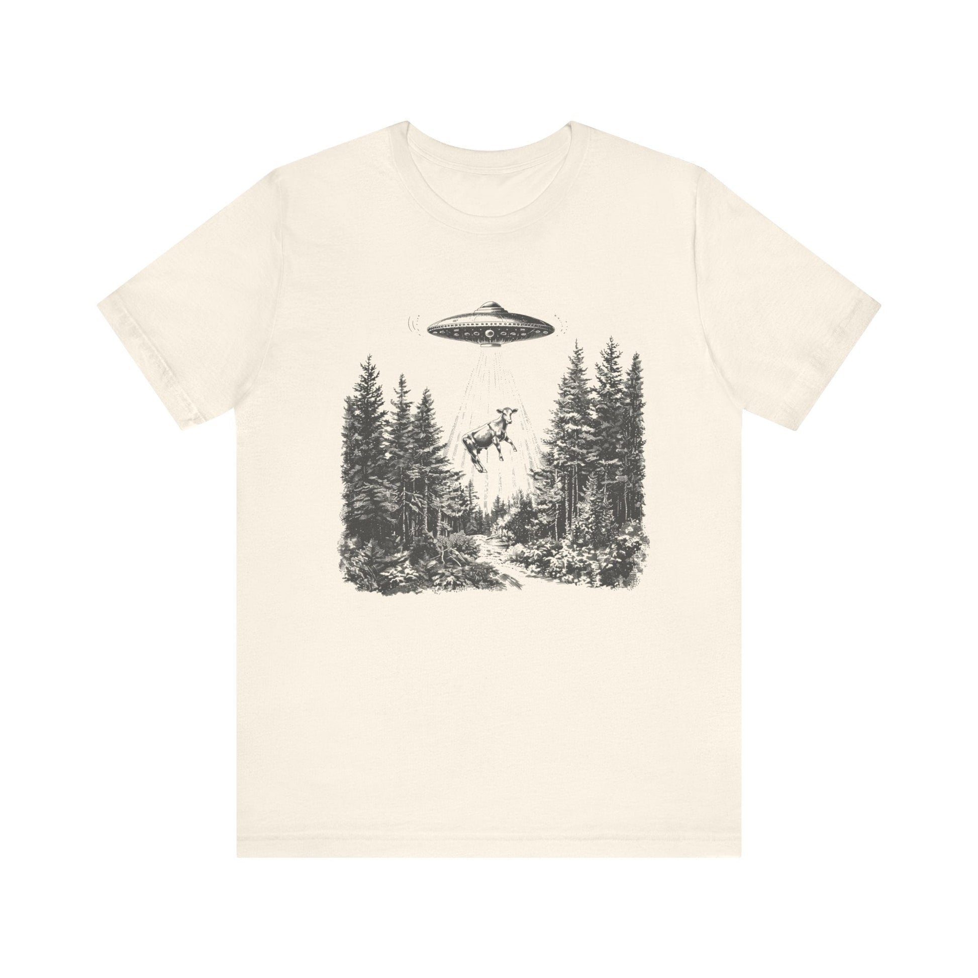 Ufo Cow Shirt, Retro T-Shirt, Vintage Cow Ufo TShirt, Ufo Graphic Tee - Popbydesign