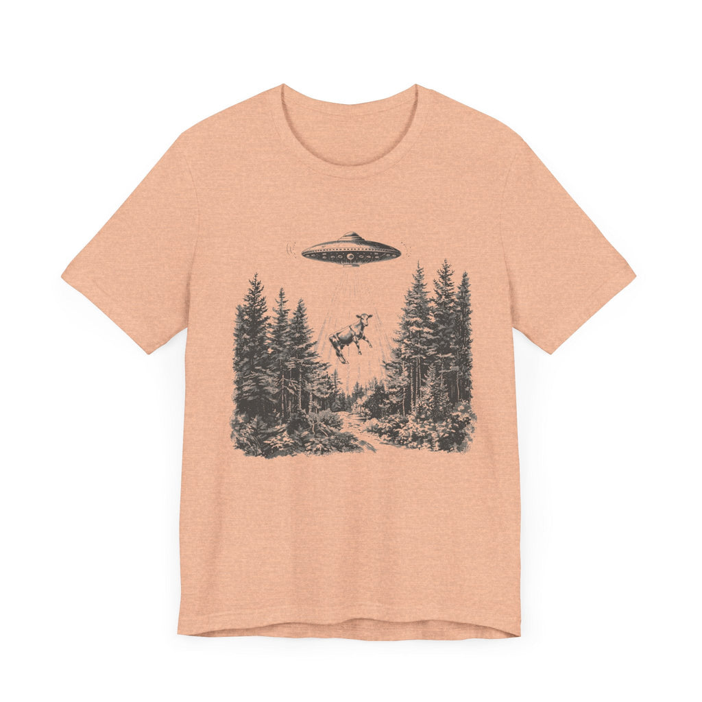 Ufo Cow Shirt, Retro T-Shirt, Vintage Cow Ufo TShirt, Ufo Graphic Tee by PopCultureByDesign36