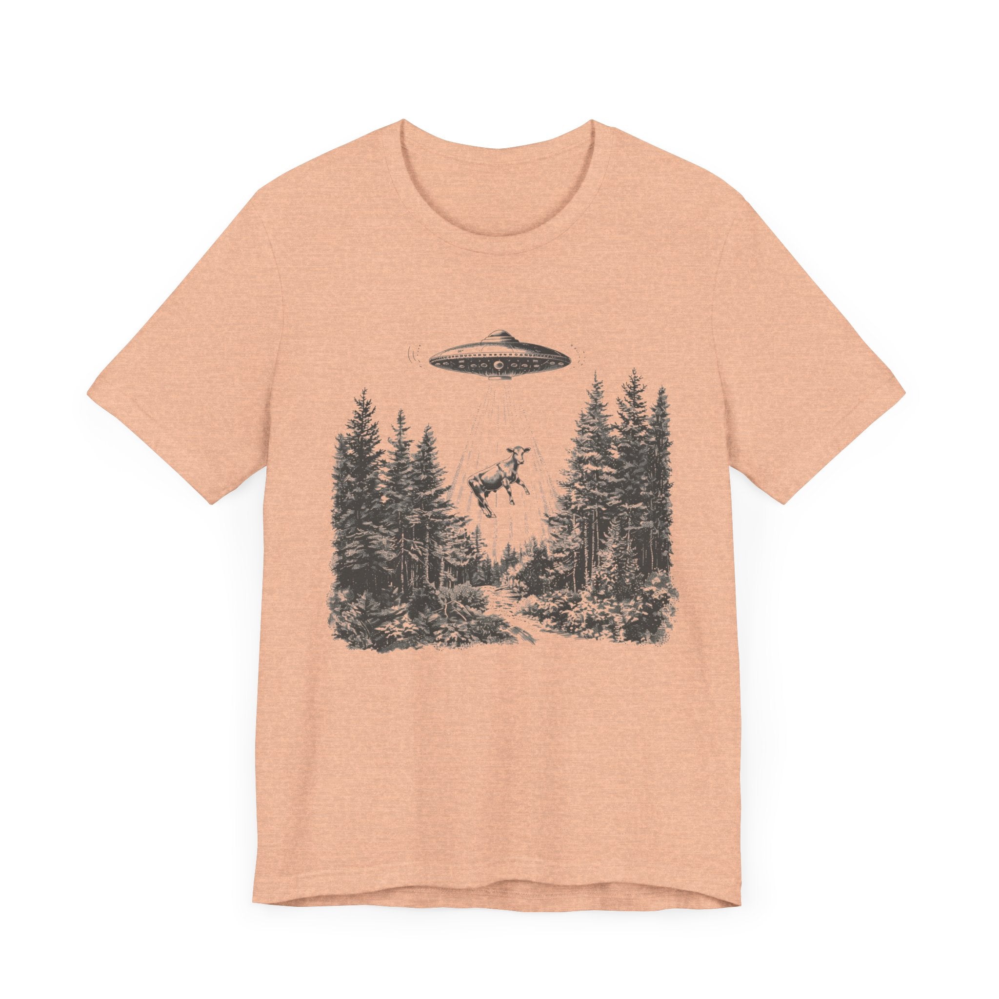 Ufo Cow Shirt, Retro T-Shirt, Vintage Cow Ufo TShirt, Ufo Graphic Tee by PopCultureByDesign36