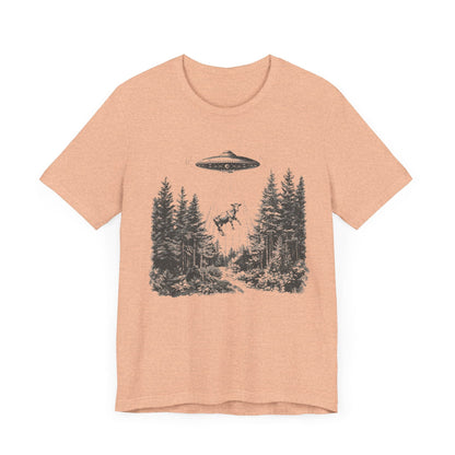 Ufo Cow Shirt, Retro T-Shirt, Vintage Cow Ufo TShirt, Ufo Graphic Tee - Popbydesign