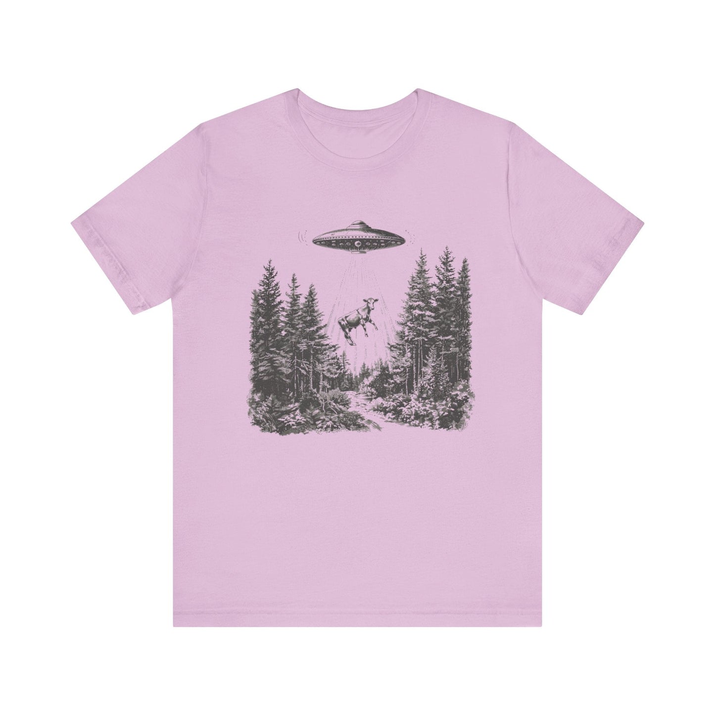 Ufo Cow Shirt, Retro T-Shirt, Vintage Cow Ufo TShirt, Ufo Graphic Tee - Popbydesign