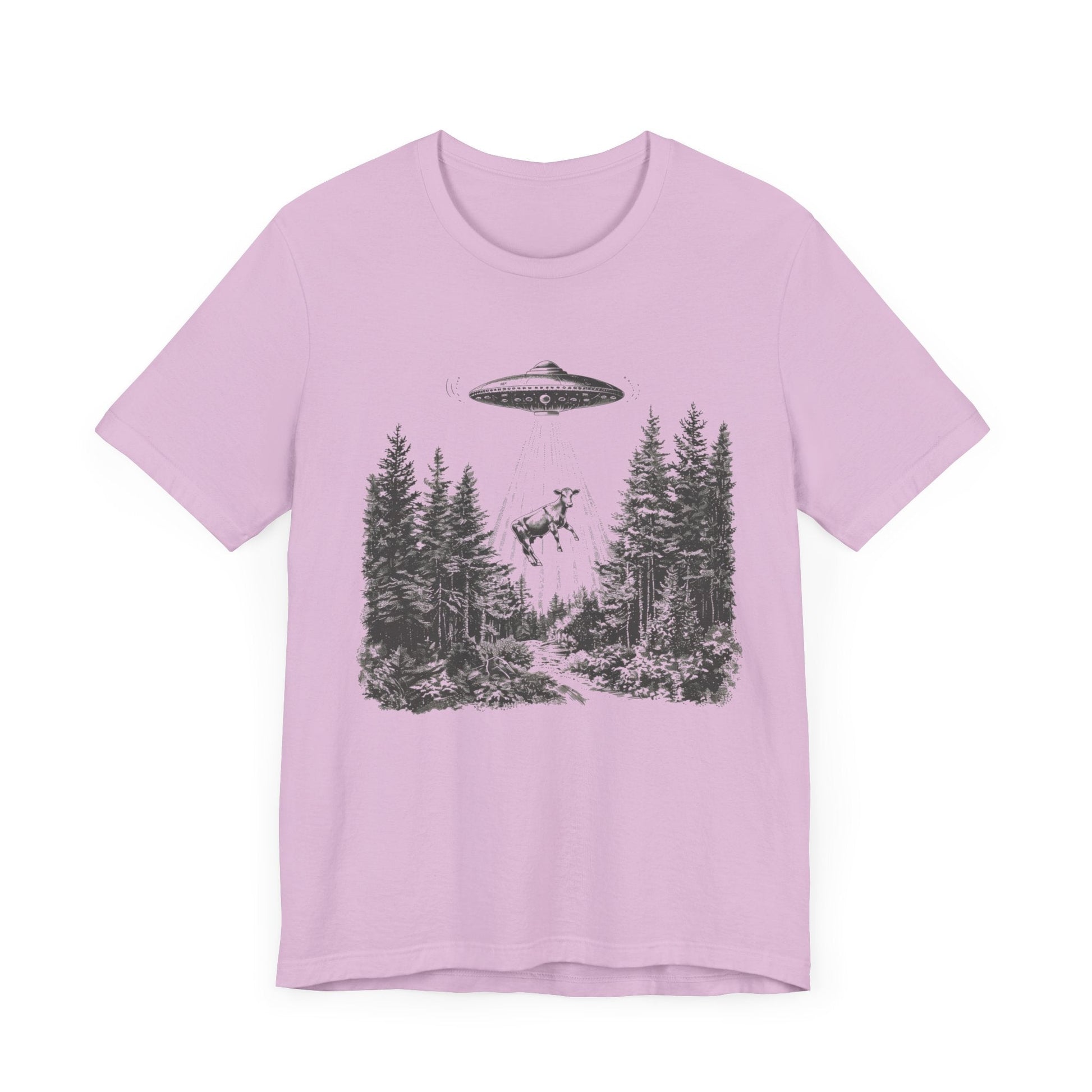 Ufo Cow Shirt, Retro T-Shirt, Vintage Cow Ufo TShirt, Ufo Graphic Tee - Popbydesign