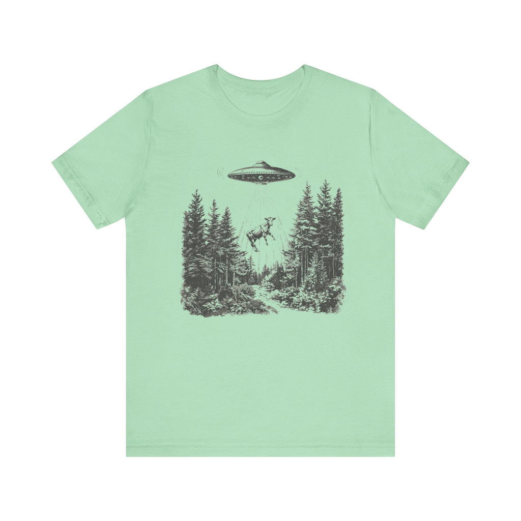 Ufo Cow Shirt, Retro T-Shirt, Vintage Cow Ufo TShirt, Ufo Graphic Tee by PopCultureByDesign36