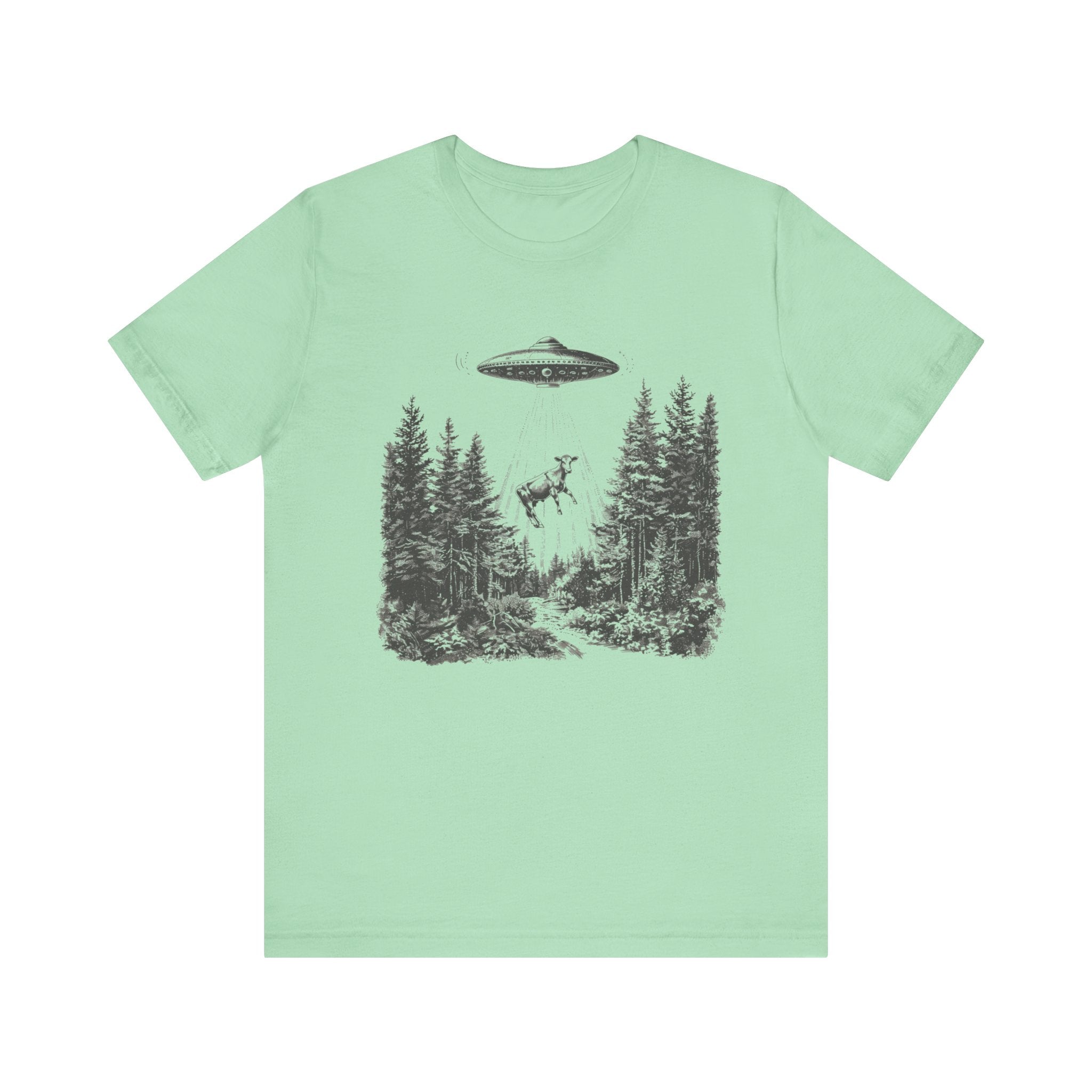 Ufo Cow Shirt, Retro T-Shirt, Vintage Cow Ufo TShirt, Ufo Graphic Tee by PopCultureByDesign36