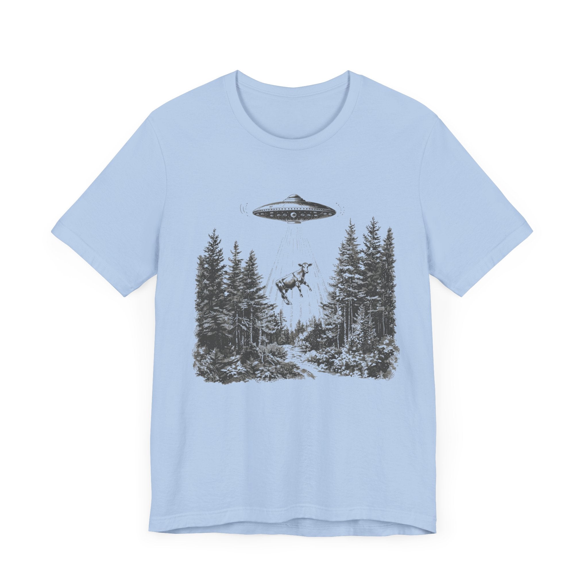 Ufo Cow Shirt, Retro T-Shirt, Vintage Cow Ufo TShirt, Ufo Graphic Tee by PopCultureByDesign36