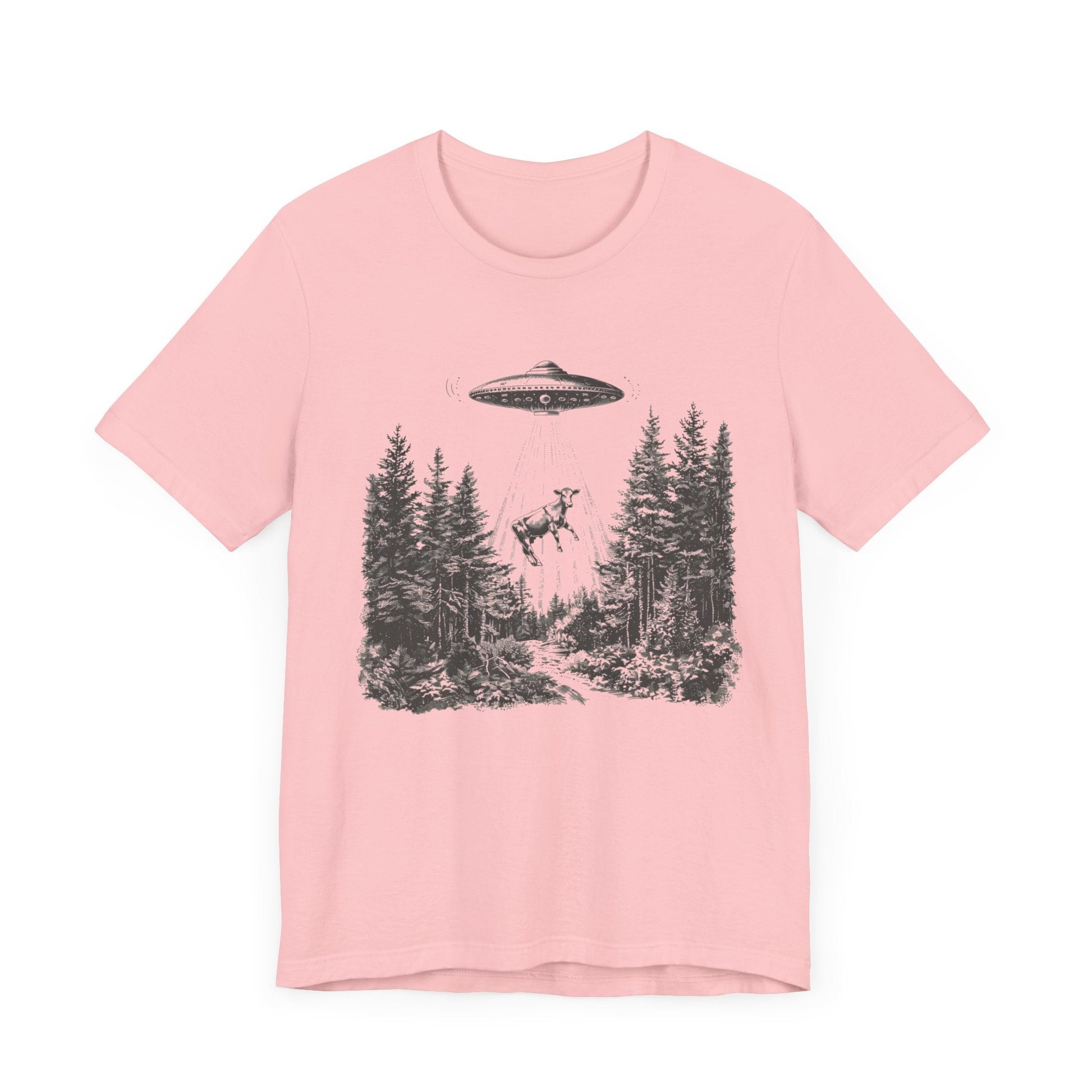 Ufo Cow Shirt, Retro T-Shirt, Vintage Cow Ufo TShirt, Ufo Graphic Tee - Popbydesign