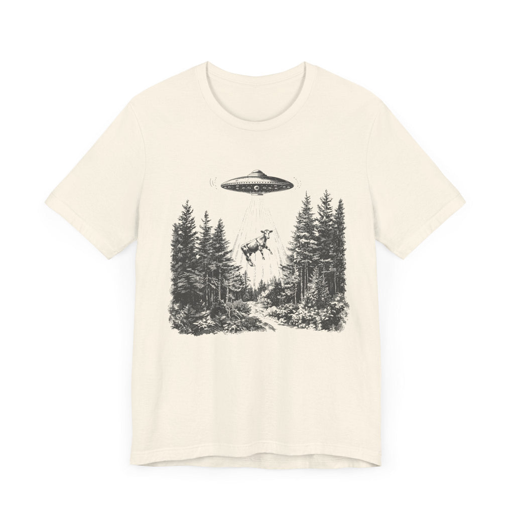 Ufo Cow Shirt, Retro T-Shirt, Vintage Cow Ufo TShirt, Ufo Graphic Tee by PopCultureByDesign36
