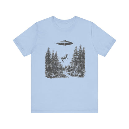 Ufo Cow Shirt, Retro T-Shirt, Vintage Cow Ufo TShirt, Ufo Graphic Tee - Popbydesign