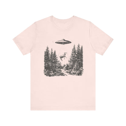 Ufo Cow Shirt, Retro T-Shirt, Vintage Cow Ufo TShirt, Ufo Graphic Tee - Popbydesign