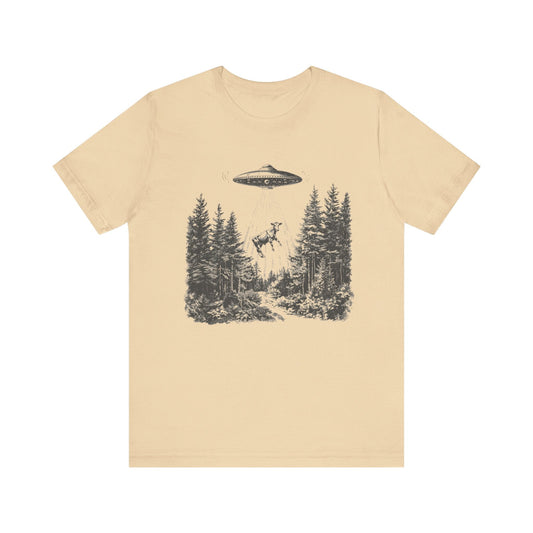 Ufo Cow Shirt, Retro T-Shirt, Vintage Cow Ufo TShirt, Ufo Graphic Tee - Popbydesign