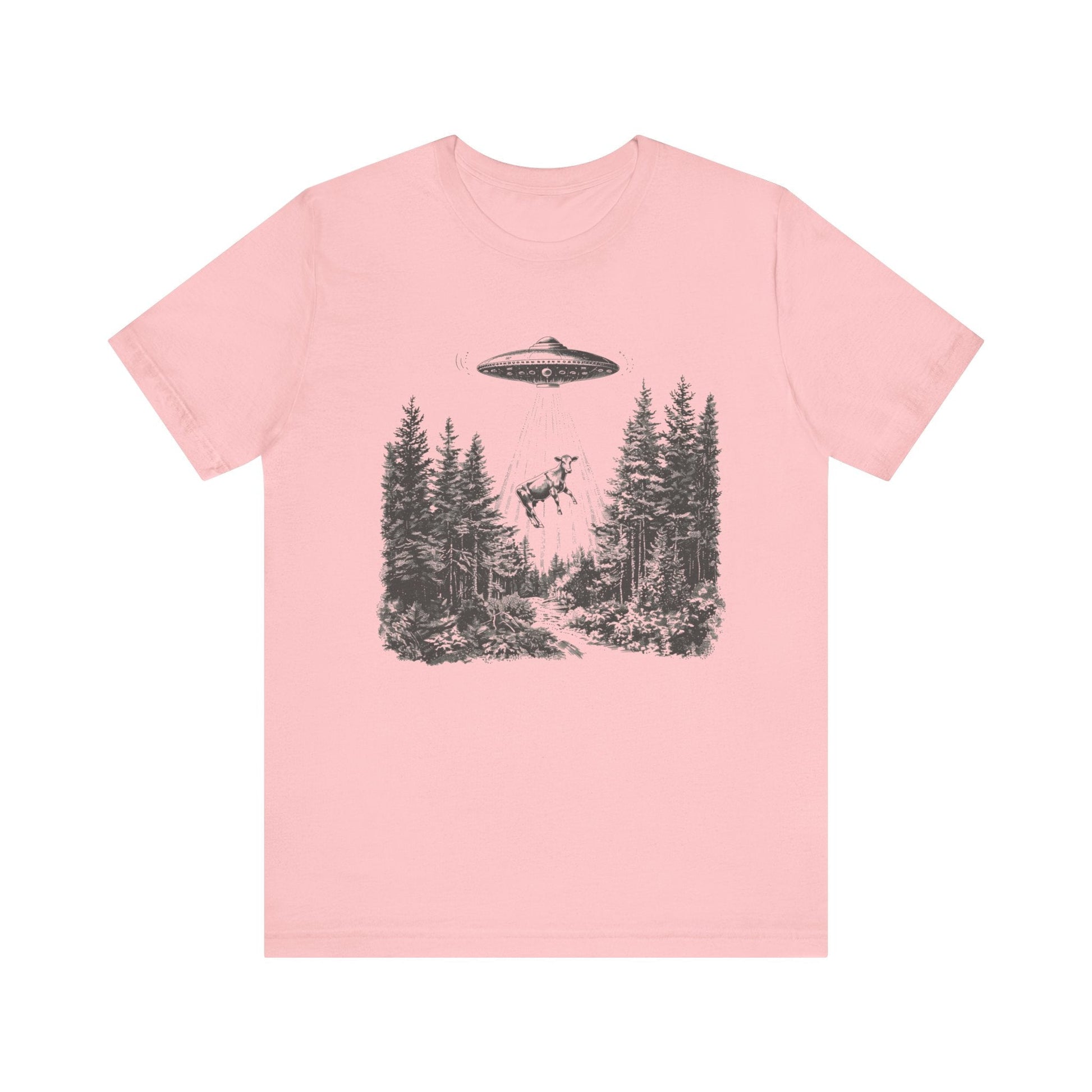 Ufo Cow Shirt, Retro T-Shirt, Vintage Cow Ufo TShirt, Ufo Graphic Tee - Popbydesign