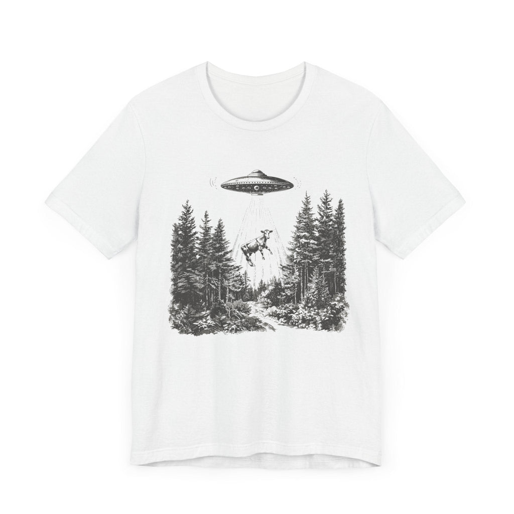 Ufo Cow Shirt, Retro T-Shirt, Vintage Cow Ufo TShirt, Ufo Graphic Tee by PopCultureByDesign36