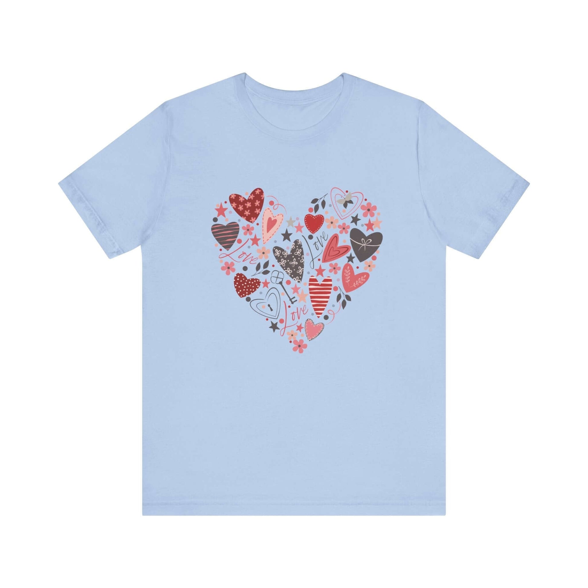 Valentine Heart Shirt, Heart Shirt, Love Shirt, Valentine Shirt - Popbydesign