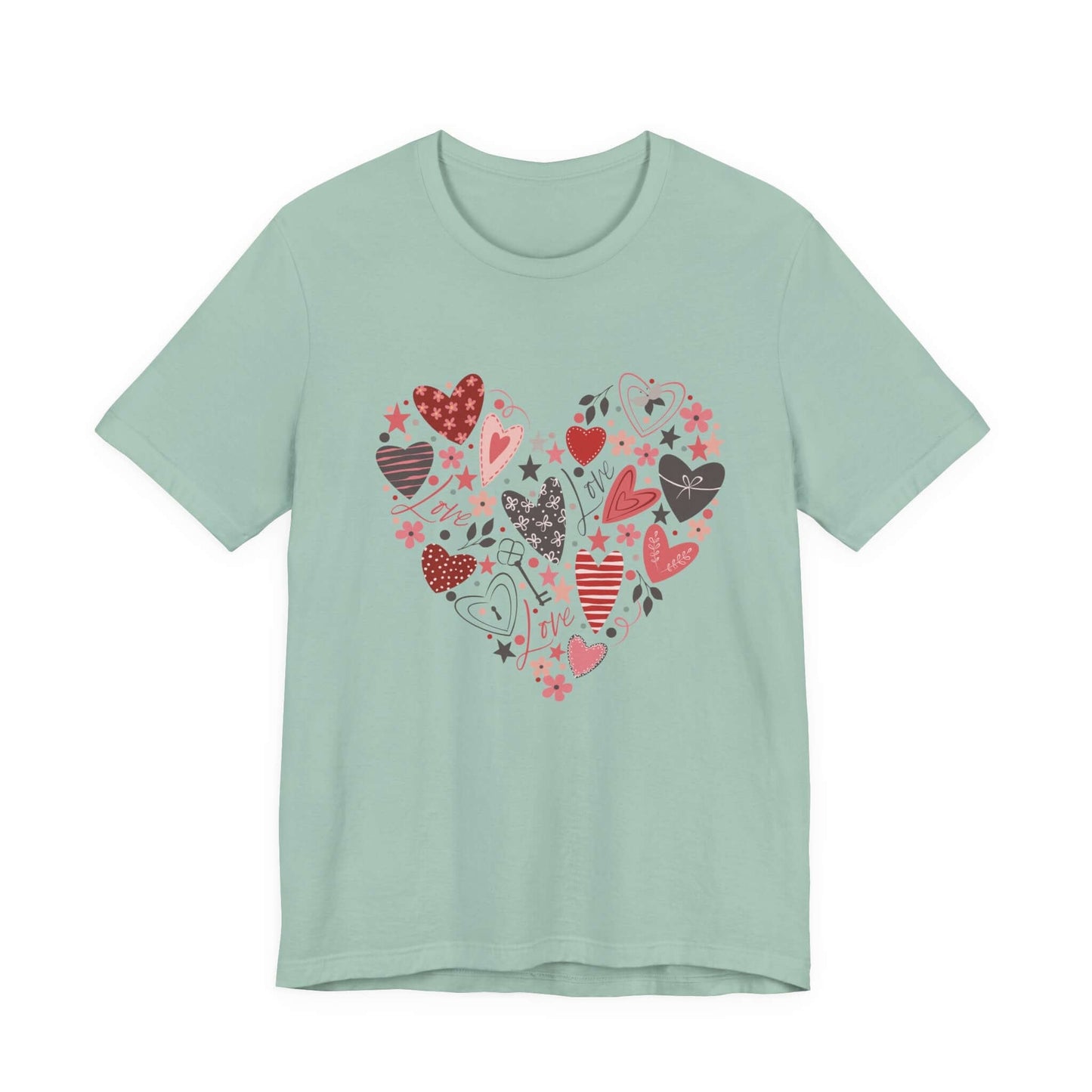 Valentine Heart Shirt, Heart Shirt, Love Shirt, Valentine Shirt - Popbydesign