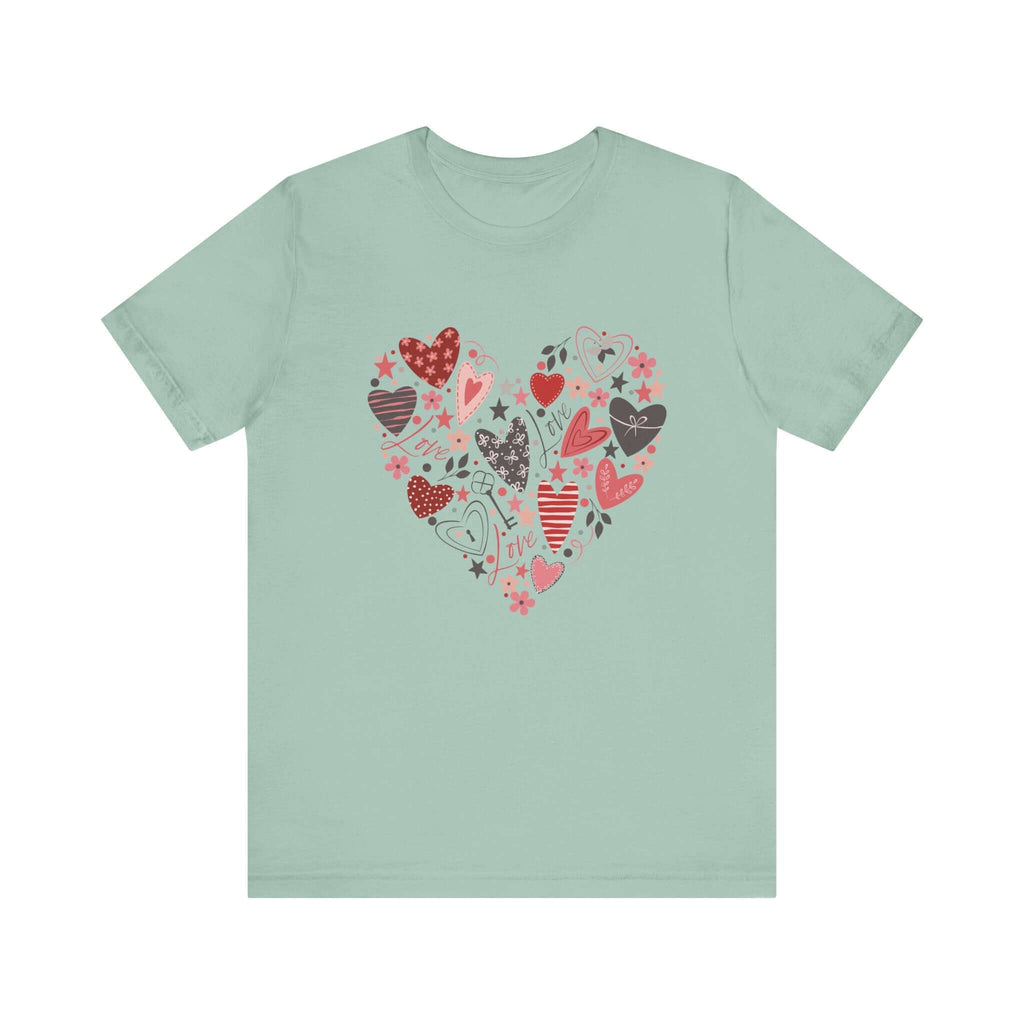 Valentine Heart Shirt, Heart Shirt, Love Shirt, Valentine Shirt by PopCultureByDesign36