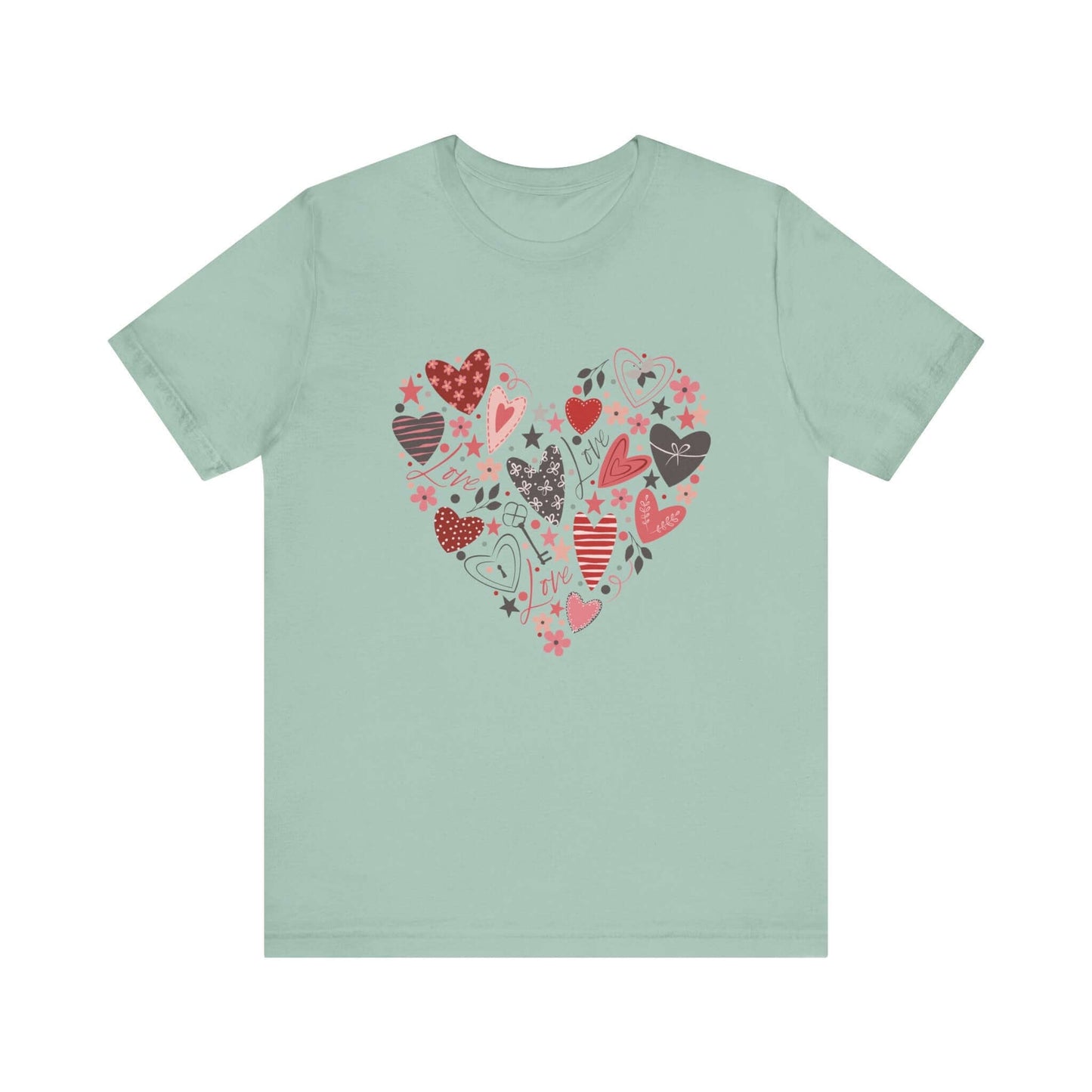 Valentine Heart Shirt, Heart Shirt, Love Shirt, Valentine Shirt - Popbydesign