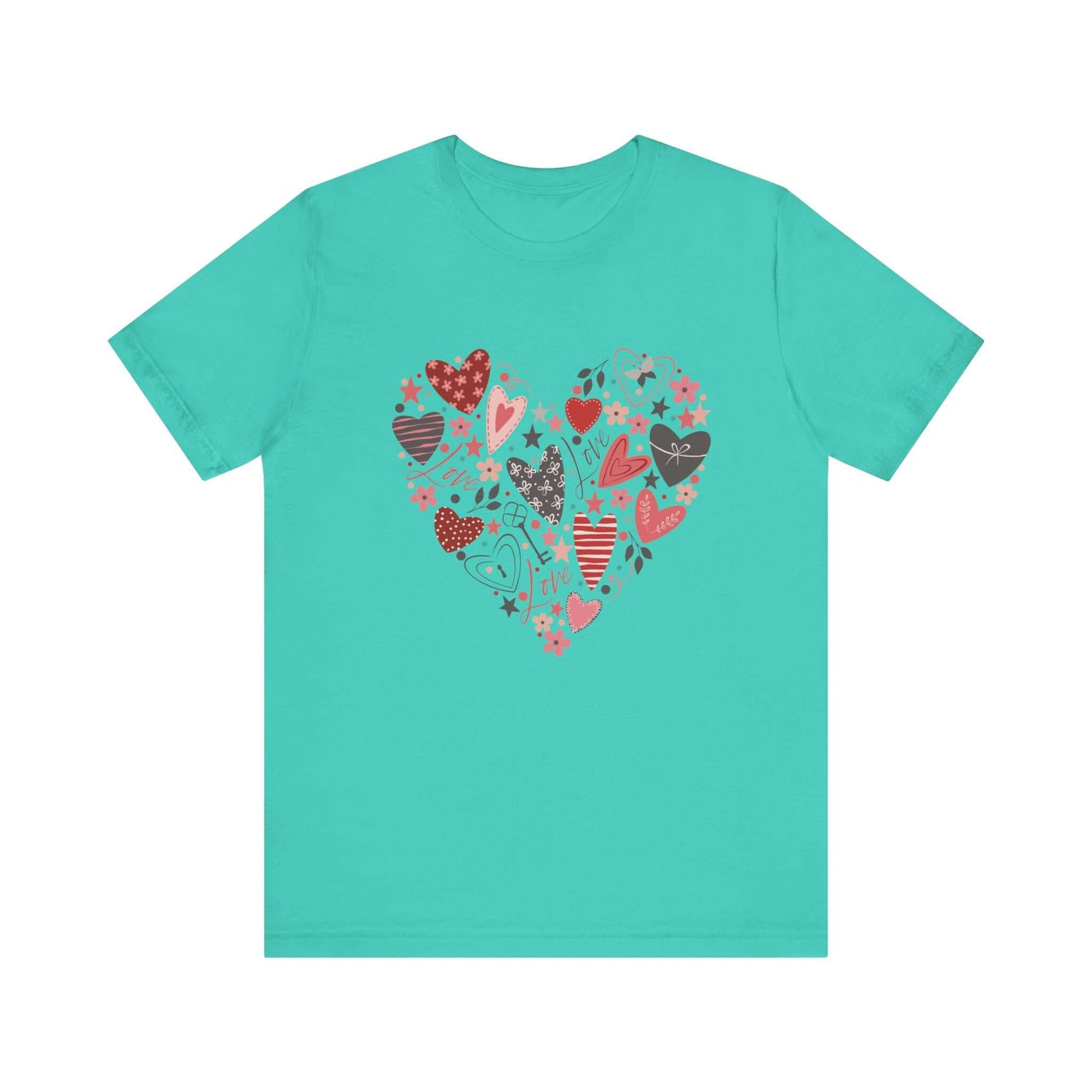 Valentine Heart Shirt, Heart Shirt, Love Shirt, Valentine Shirt - Popbydesign