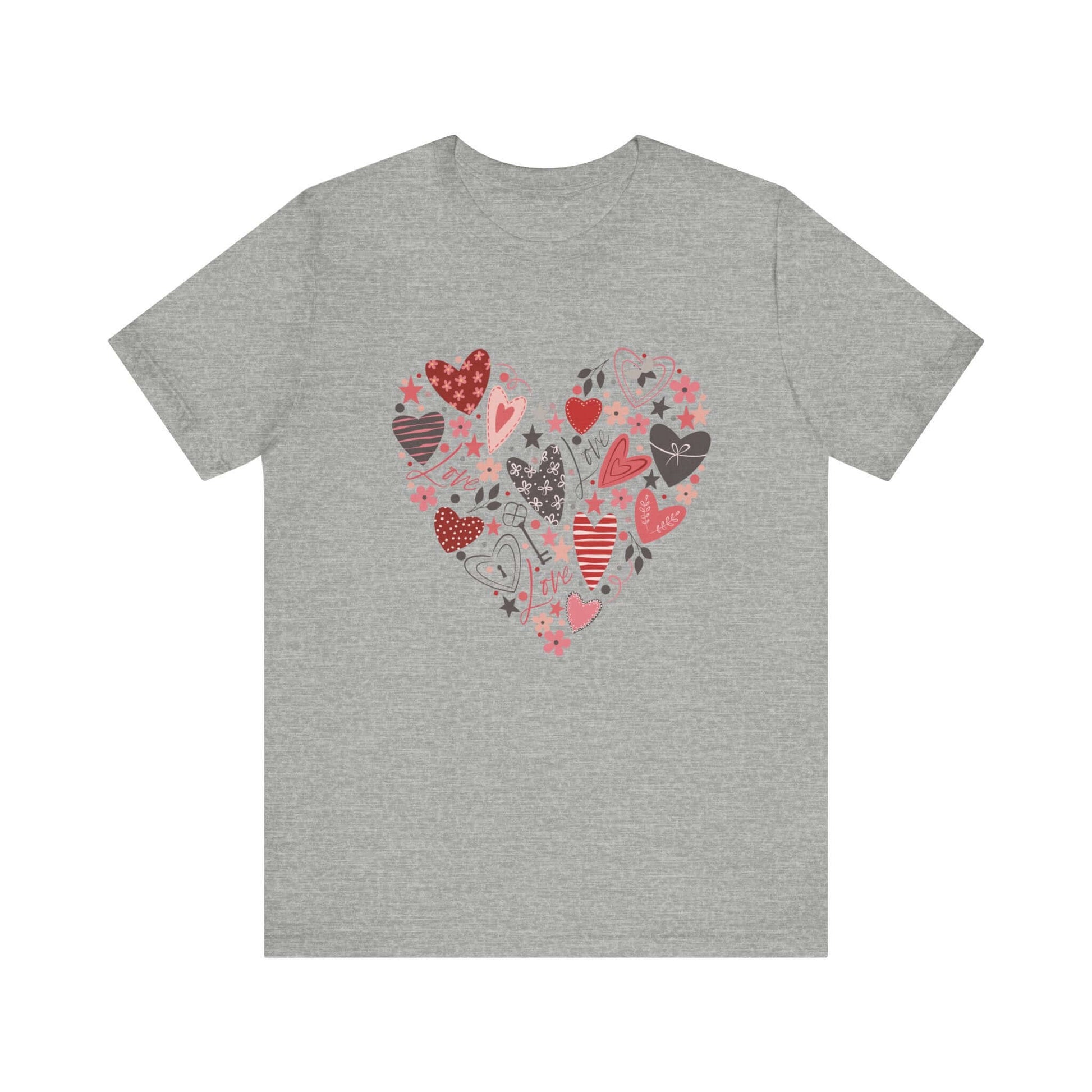 Valentine Heart Shirt, Heart Shirt, Love Shirt, Valentine Shirt - Popbydesign