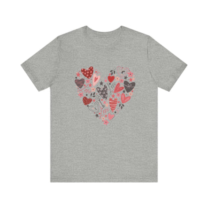Valentine Heart Shirt, Heart Shirt, Love Shirt, Valentine Shirt - Popbydesign