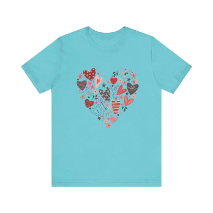 Valentine Heart Shirt, Heart Shirt, Love Shirt, Valentine Shirt - Popbydesign