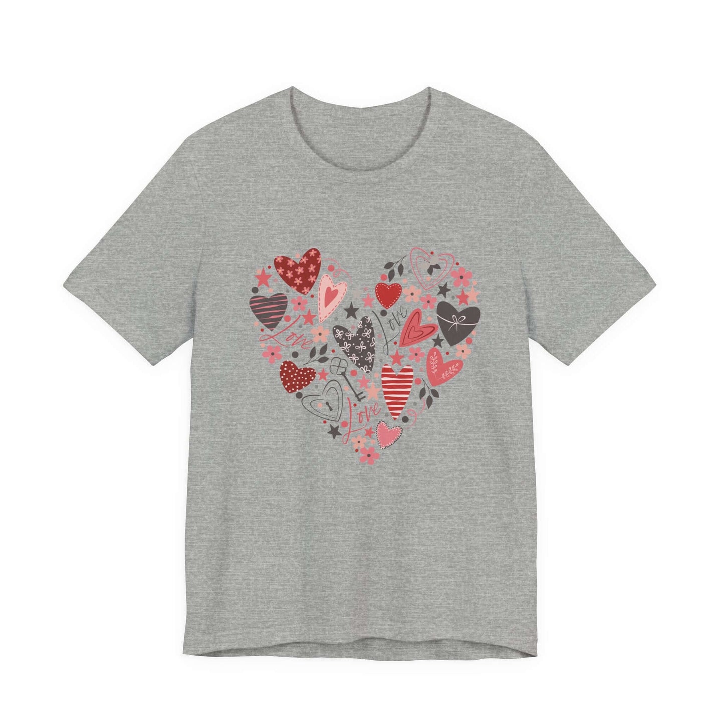 Valentine Heart Shirt, Heart Shirt, Love Shirt, Valentine Shirt - Popbydesign