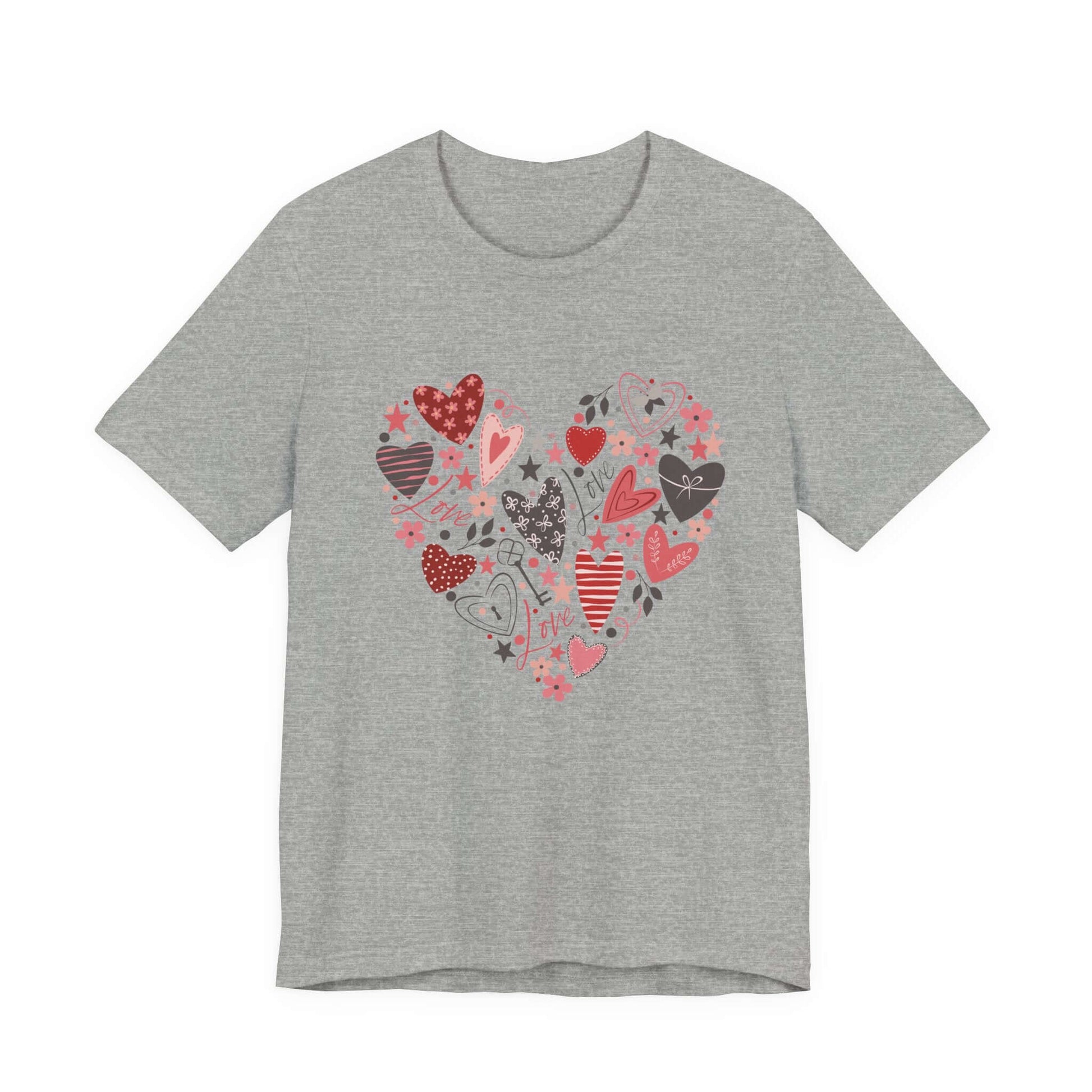 Valentine Heart Shirt, Heart Shirt, Love Shirt, Valentine Shirt - Popbydesign
