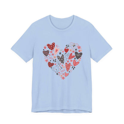 Valentine Heart Shirt, Heart Shirt, Love Shirt, Valentine Shirt - Popbydesign