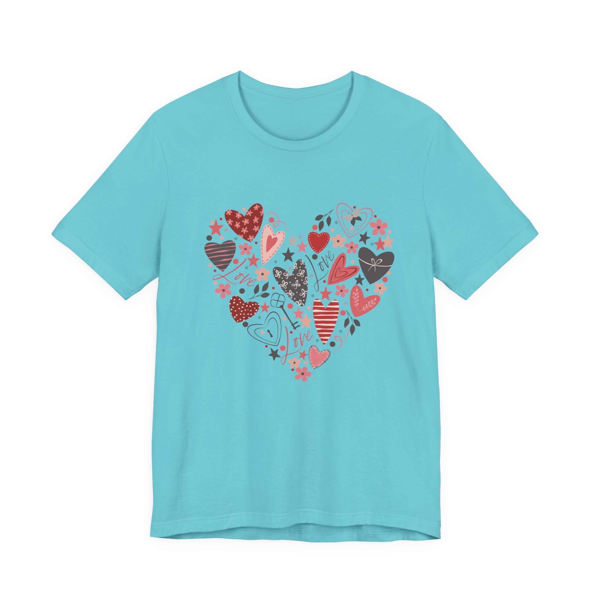 Valentine Heart Shirt, Heart Shirt, Love Shirt, Valentine Shirt - Popbydesign