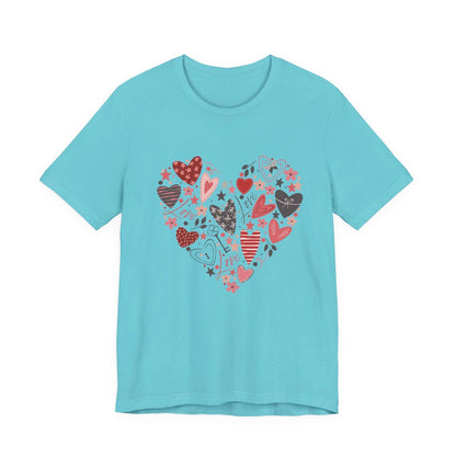 Valentine Heart Shirt, Heart Shirt, Love Shirt, Valentine Shirt - Popbydesign