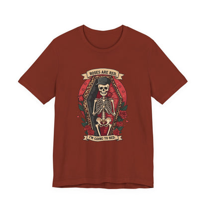 Valentine's Day Shirt, Funny Skeleton Shirt, I'm Dead Inside - Popbydesign