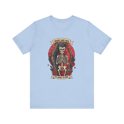 Valentine's Day Shirt, Funny Skeleton Shirt, I'm Dead Inside - Popbydesign